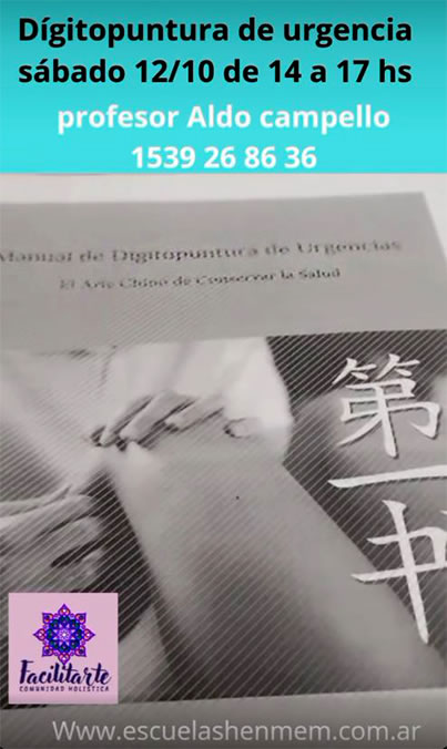 Facilitarte Seminario de Digitopuntura de Urgencia